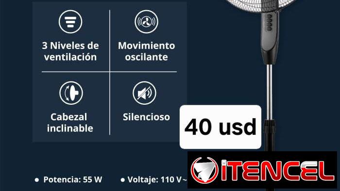 Ventilador de pedestal