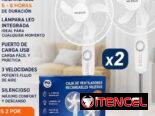 Ventilador recargable MILEXUS 16″ 15 watts de consumo