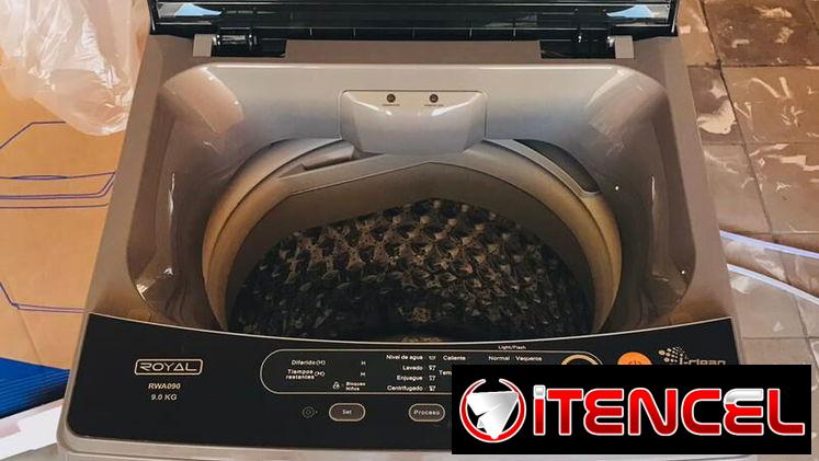 Lavadora automática 9 kg marca ROYAL Toma de agua fría y agua caliente precio $305 USD transporte incluido, garantía