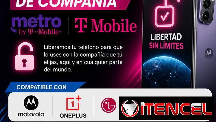 Desbloqueo de Metro y Tmobile para Motorola Alcatel LG Samsung OnePlus Revv TCL