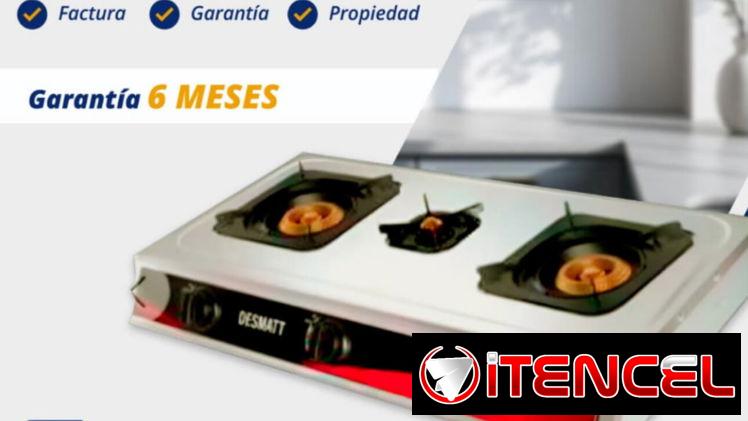 Cocina de Gas Desmatt 3 Hornillas
