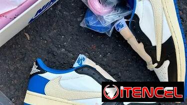 Jordan 1 Low x Travis Scott x Fragment. #37 y medio