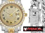 Cadenas,relojes y manillas diamantadas,Cintos de perlas