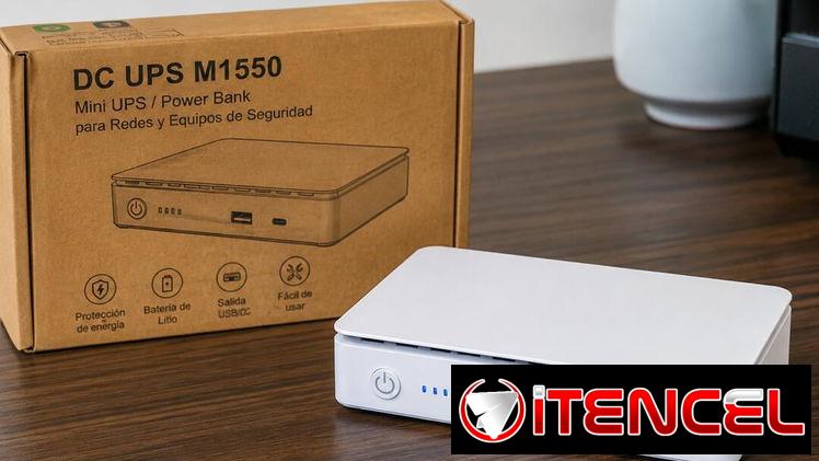 DC UPS M1550 – Mini UPS / Power Bank para Redes y Equipos de Seguridad