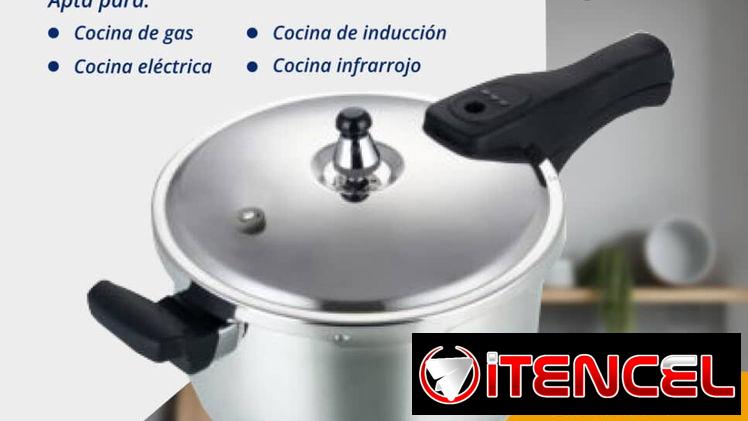 OLLA DE PRESIÓN De Una Válvula de Acero inoxidable 4L Base de Inducción EKO (ko)