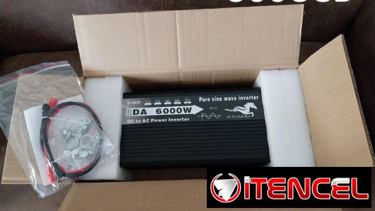 Convertidor Inverter UNIZUKI 72V 6000w SELLADO EN SU CAJA
