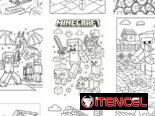 Libros de colorear de Minecraft