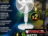 Ventilador recargable MILEXUS 16″ 15 watts de consumo