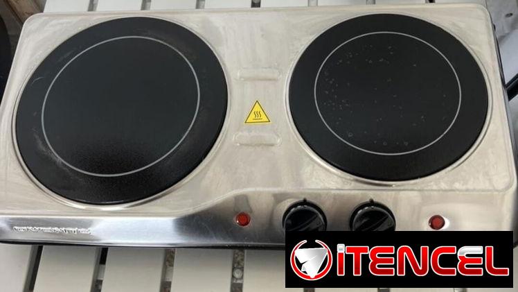 COCINA INFRARROJA DOBLE HORNILLA