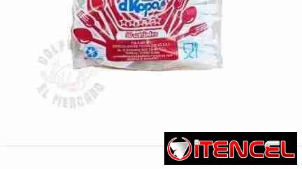 Vendo cucharas desechables.