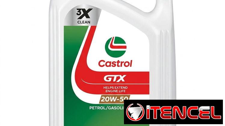 CASTROL GTX 20W-50 🛢️ (Presentación de 5 Litros 📦)