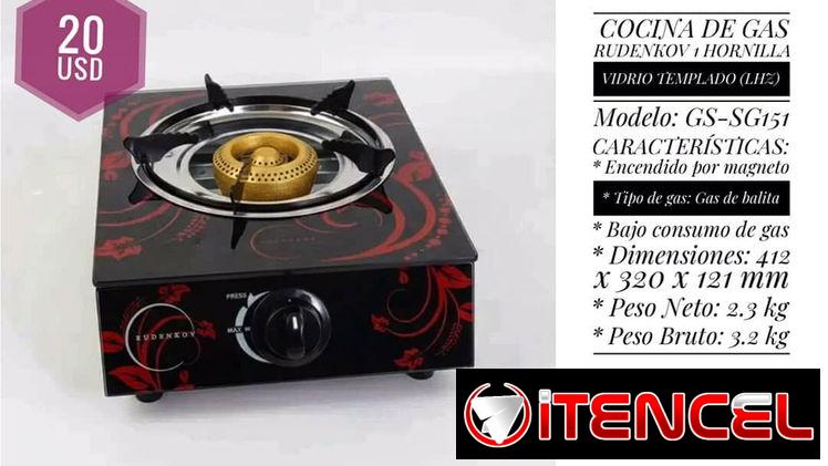 Cocina de Gas de 1 hornilla