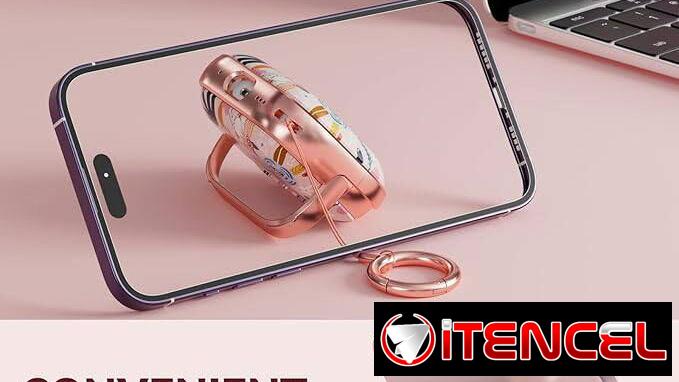 Funda floral para AirPods Pro 3 (2025) con soporte, llavero y kit de limpieza | Creacion de C… | videojuegoshabana.com