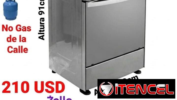 🔥 ¡Cocina de Pie con Horno – 4 Quemadores y Gas! – $210 USD