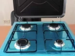 Cocina de gas con organizador Future Tech
