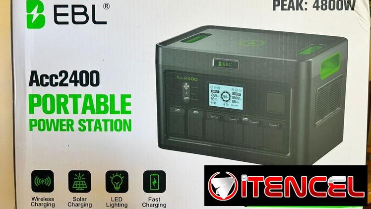 Estación de energía portátil EBL de 2400 watts y batería LiFePO4 en venta