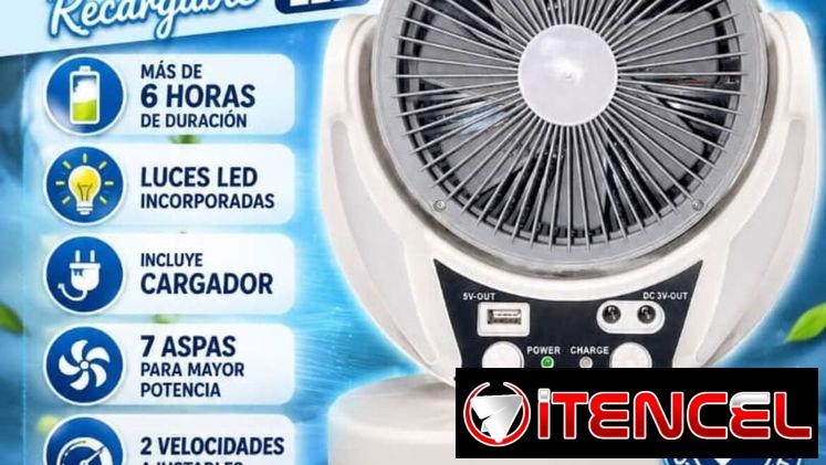 Ventilador recargable