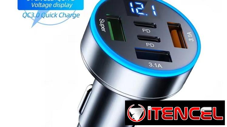 Cargadores de móviles USB para autos