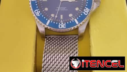 Invicta Diver de hombre. De bateria. Manilla y caja en acero inoxidable