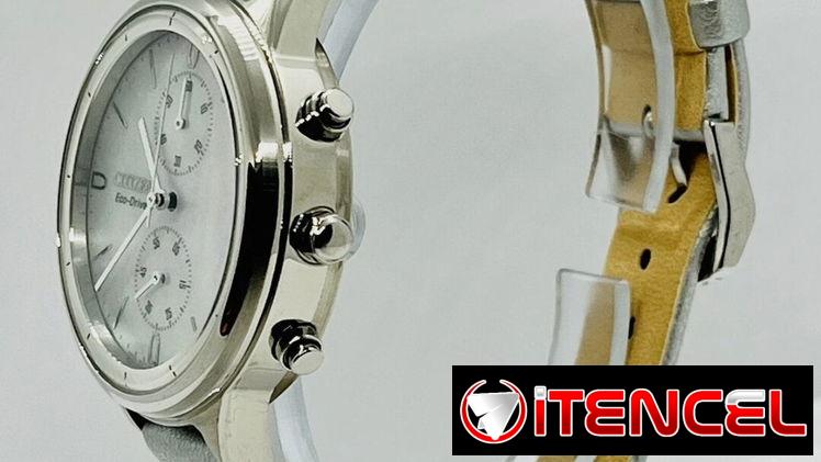 CITIZEN ECODRIVE CHANDLER DE MUJER (FB2000-03D) CON CRONOGRAFO , ACERO INOXIDABLE CON MANILLA DE PIEL , 39MM   58049738