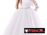 Vestido blanco para niña de 10-12 años SHEIN