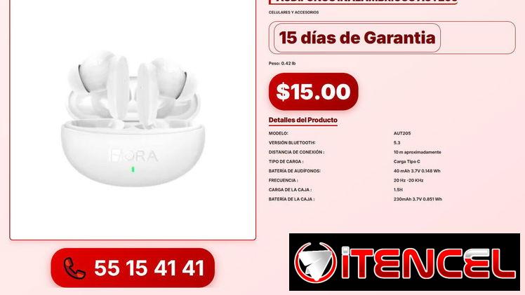 AUDÍFONOS INALÁMBRICOS AUT205 VPT-0015