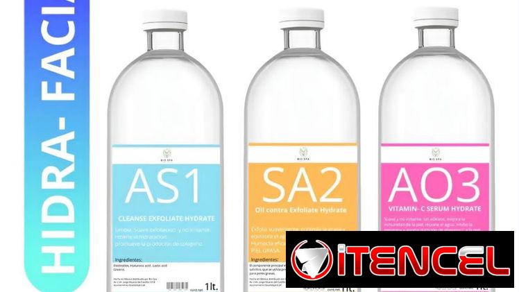 Soluciones Hidrafacial AS1, SA2 y AO3
