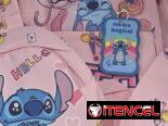 Mochila con merendero y cartuchera de Stitch