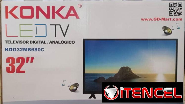 Se vende Televisor KONKA 32″ LED Híbrido (TDT + ATV) en su caja a 160 dólares.