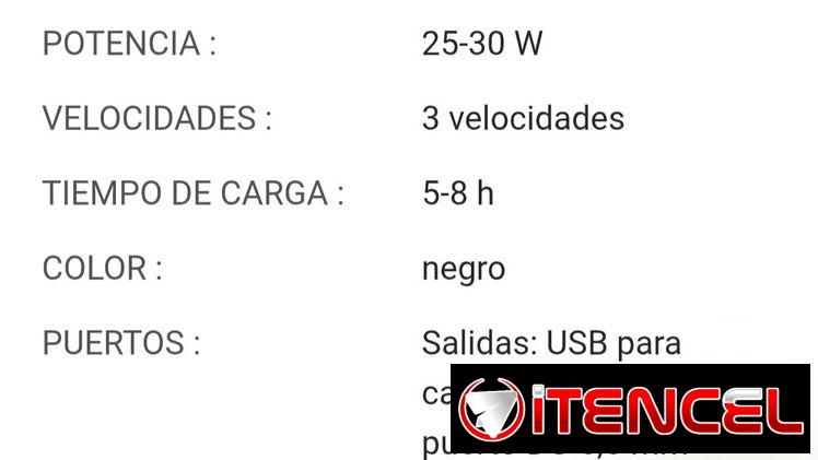 VENTILADOR RECARGABLE 16″ SOLAR con USB para cargar otos dispositivos