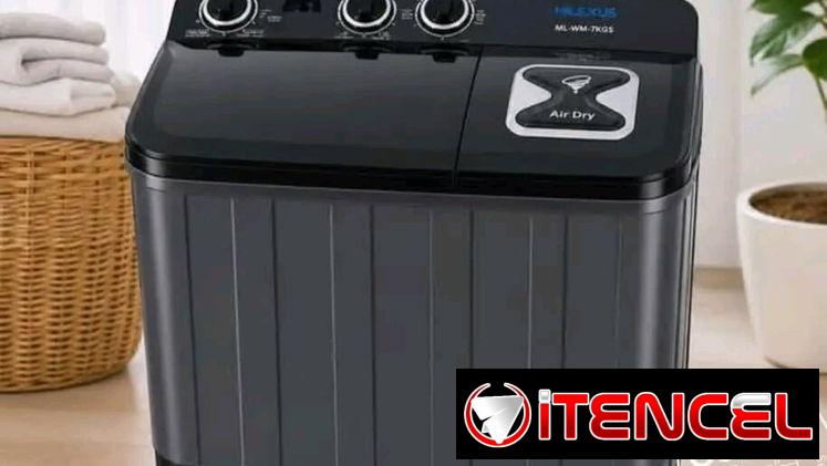 *Lavadora semiautomática Milexus de 7kg color ⚫️*  – Precio 175 USD  – Garantía 1 mes