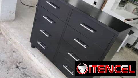 gavetero  con ristal
