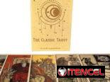 Mini porta espadas, ganchos adorables de gaticos, cartas clásicas de Tarot, medias y guantillas y más productos