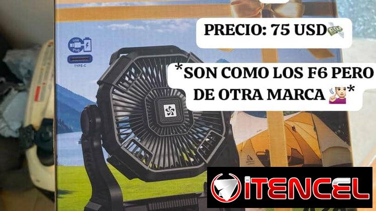 💨 Ventilador de mesa recargable de 20.000mh SON COMO LOS F6 PERO DE OTRA MARCA 🧏🏻‍♂️*