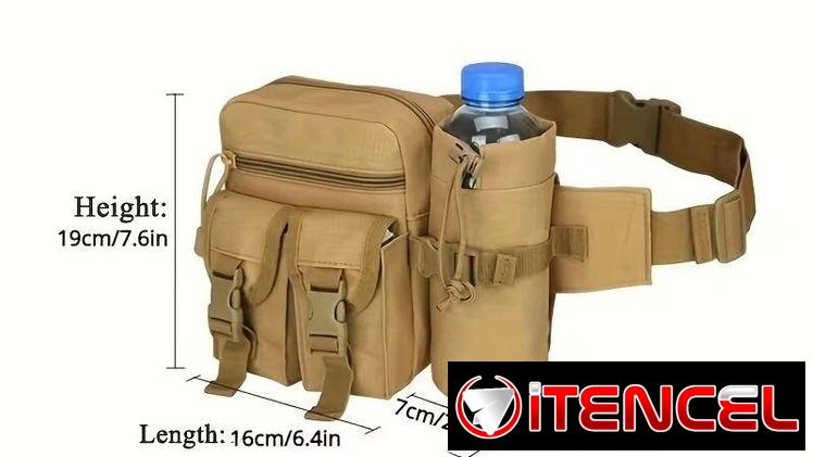 Disponible: Riñonera Táctica Multifuncional bolsillo lateral botel… | videojuegoshabana.com