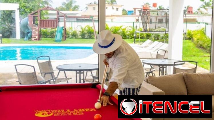 Piscina+billar+Parque Infantil+5cuartos+Tarara+Piscina+Playa a 100m🌊🔥