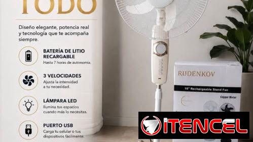 VENTILADOR RECARGABLE RUDENCOV