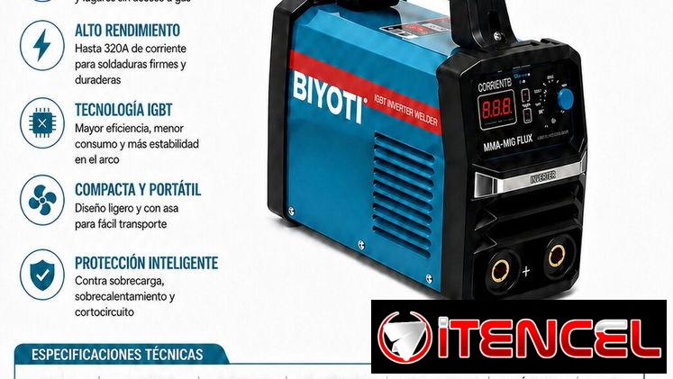 Planta de soldar inverter portátil para electrodos y alambre 220v 320A