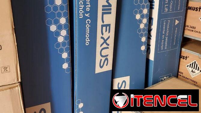 Colchón King MILEXUS Semi Ortopédico Enrollado al vacío en bolsa de PVC Precio $320 USD Transporte Incluido