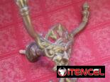 Vendo colgante antiguo de bronce de pared.