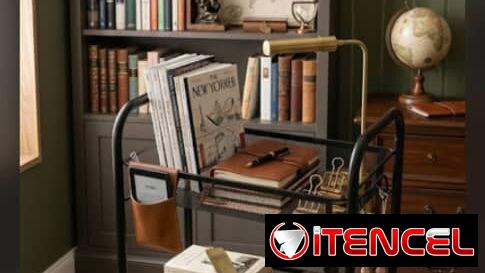 ☕️Carrito multifuncional de 3 niveles de metal con ruedas /35 usd☕️