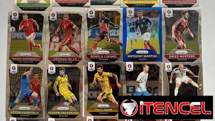Cartas de colección panini de la Euro 2016