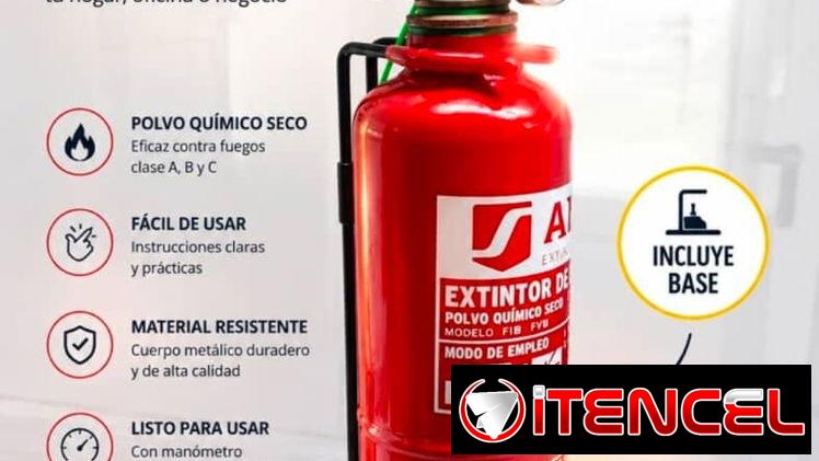 EXTINTOR CON SU BASE