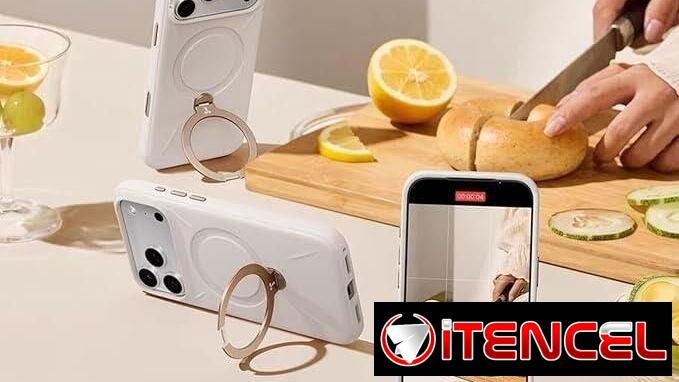 Disponible: Funda silicona 360° Spin iPhone 17 Pro soporte MagSafe | videojuegoshabana.com