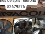 Fan extractor de calor y fan de split