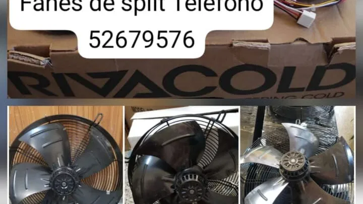 Fan extractor de calor y fan de split