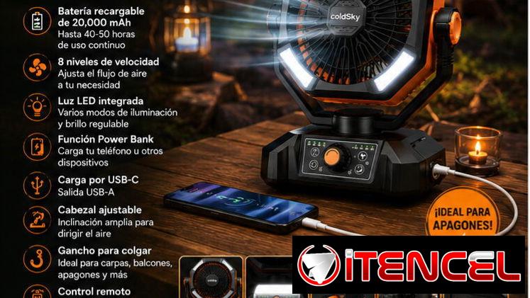 Ventilador coldsky de 20000mAh