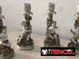 Se vende 4 querubines y una figura de biscuit