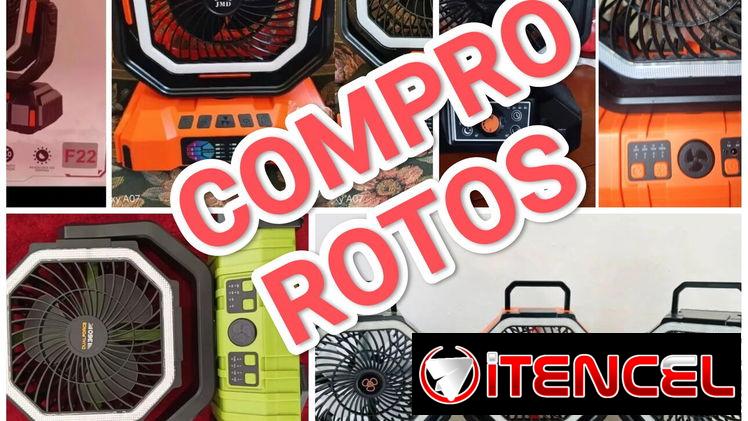 ⚠️Compro ventiladores recargables ROTOS⚠️