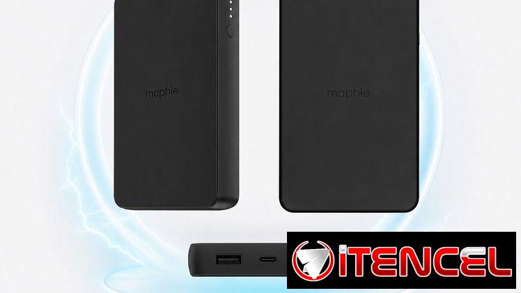 Cargador portatil., Power Banck  Mophie , Carga Inalámbrica, Qi, 1 Usb, 1 Usb-C, Power Bank 6040 Mah, /20